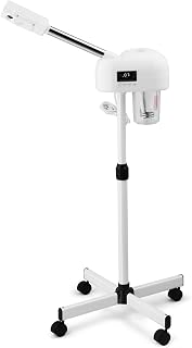 Winado Professional LCD Touch Screen Facial Steamer with Timer Function, Hot Mist Facial Vaporizer for Estheticians, Ideal for Home Beauty Spa Deep Cleansing & Skin Hydration, White