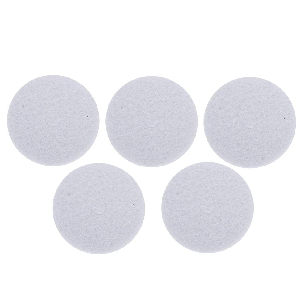 5PCS Aromatherapy Cotton Pads, Portable Essential Oil Diffuser Round Essential Oil Refill Pads Reusable Aroma Therapy Pads for Bathroom, Office, Bedroom and Other Places