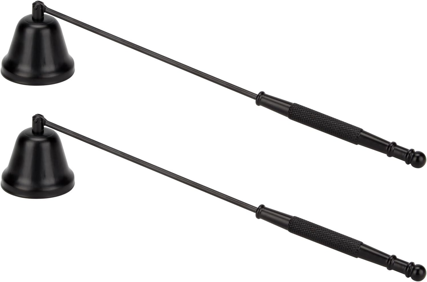 2 Pack Candle Snuffer, Candle Snuffers Wick Snuffer Candle Accessory, Extinguish Candle Flame Safely Tool with Long Handle, Candle Turn Off Device for Putting Out Wick Flame