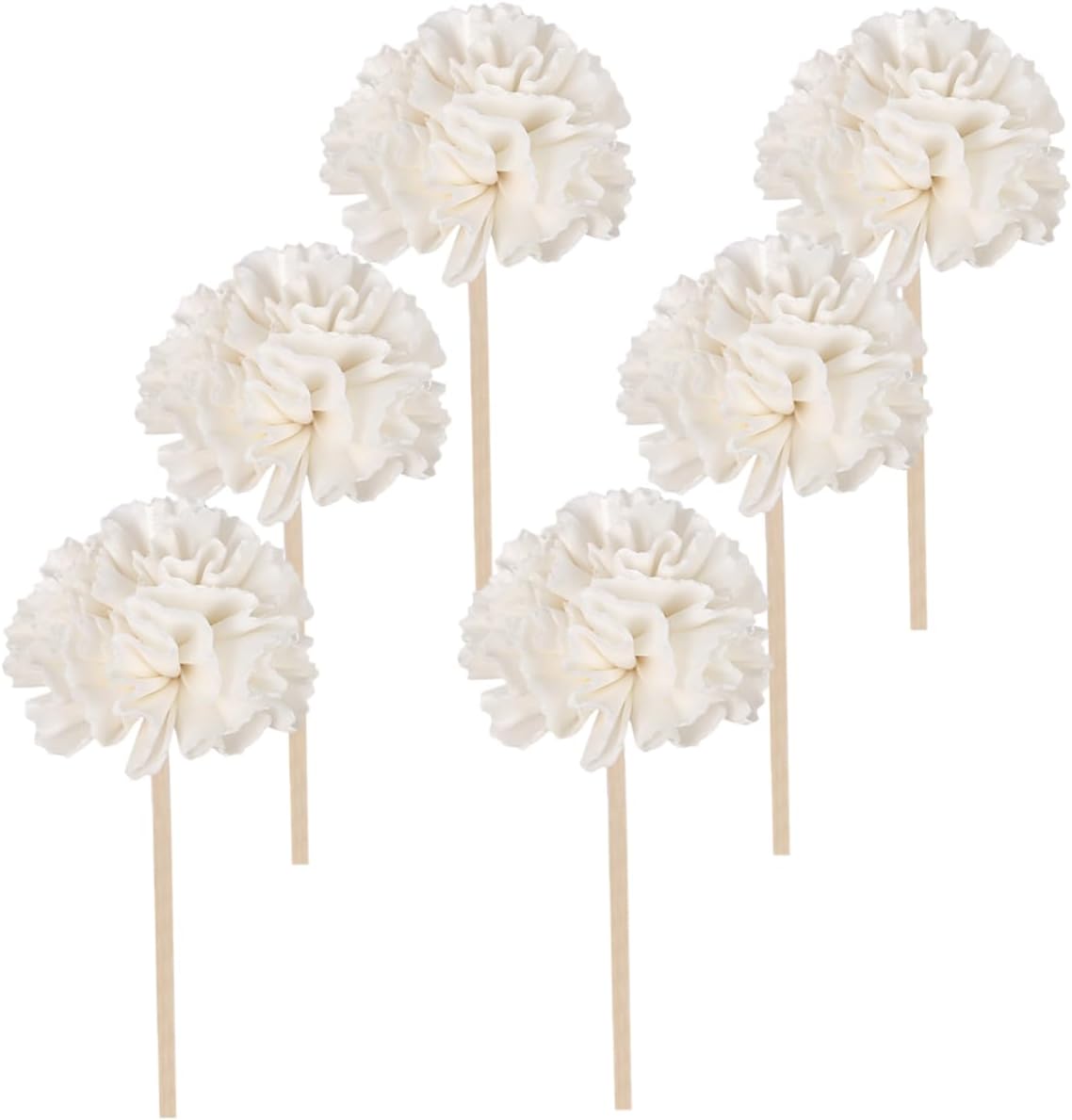 Artibetter 6Pcs Aroma Diffuser Flower Sticks Replacement Rattan Reeds for Home Office and Yoga Rooms Refresh Your Space with Decorative Essential Oil Diffuser Accessories