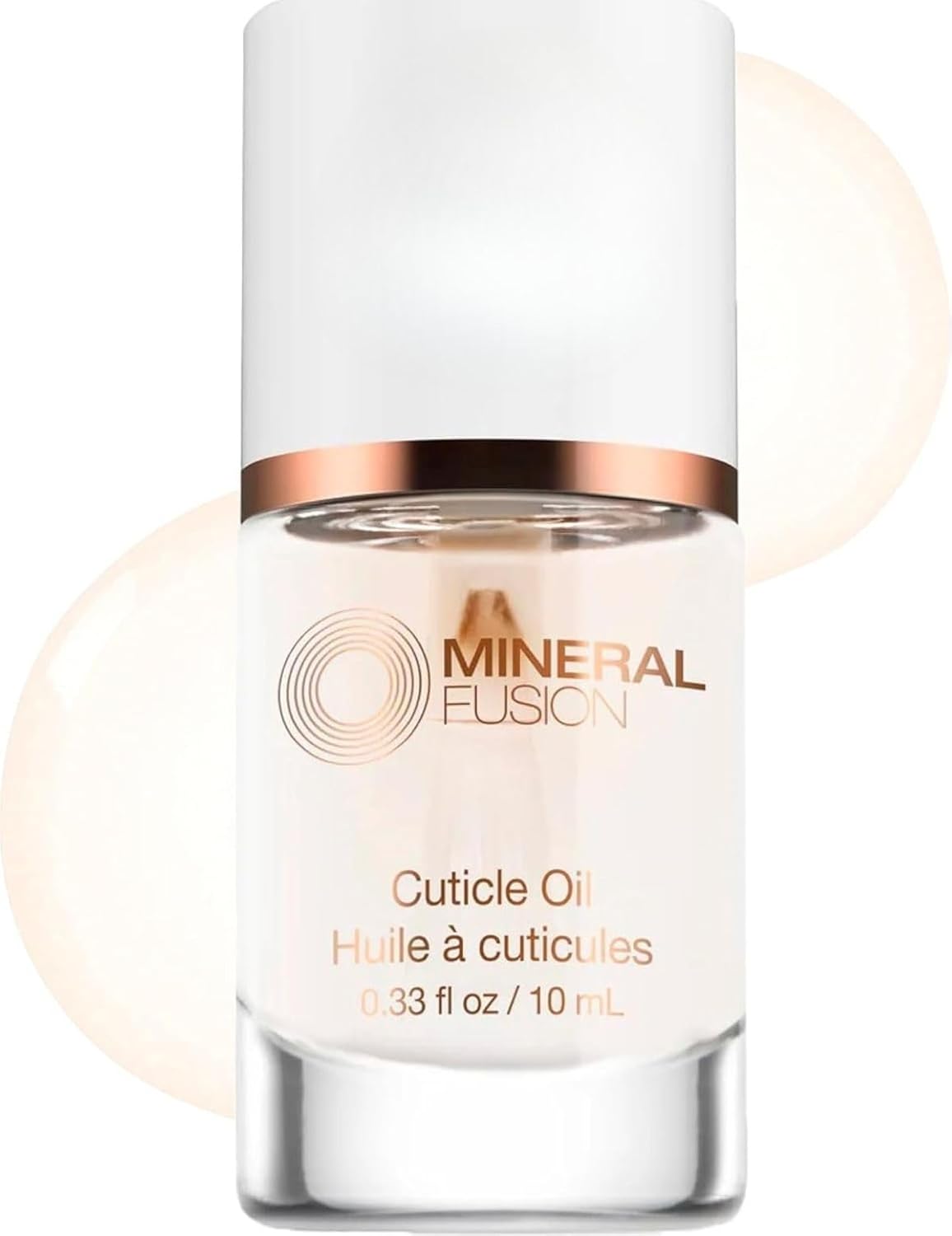 Mineral Fusion Cuticle Oil Nail Treatment - Natural Moisturizer with Vitamin E and Sweet Almond Oil - Softens & Protects Cuticles - Vegan, 99% Naturally Derived Formula - 0.33 oz