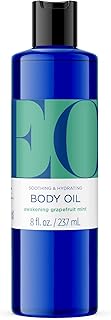 EO Body Oil, 8 Ounce (Pack of 2), Grapfruit Mint, Certified CCOF and made with Essential Oils for Men and Women for Massage and Moisture