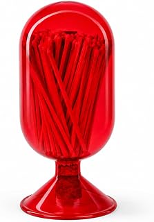 Premium Glass Match Cloche - Matches in a Jar with Striker. Matchstick Holder for Long Matches for Candles. Includes Match Striker and White Matches.