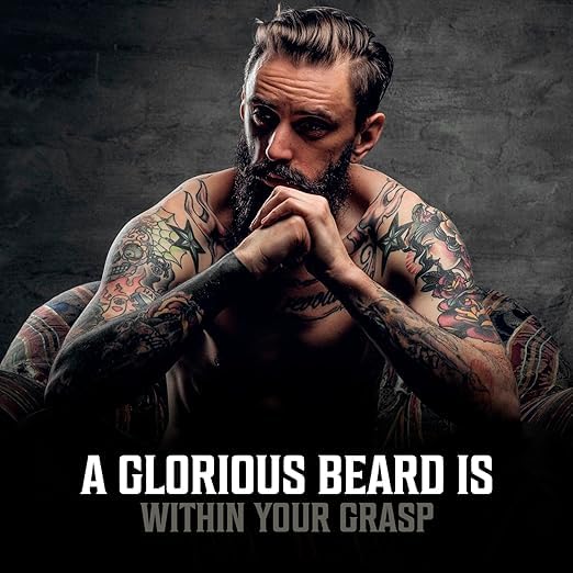 Viking Revolution Unscented Beard Oil for Men - Natural Mens Beard Oil with Argan Oil and Jojoba Oil - Beard Softener, Strengthens and Moisturizes - Beard Conditioner for Men (Unscented, 1 Pack)