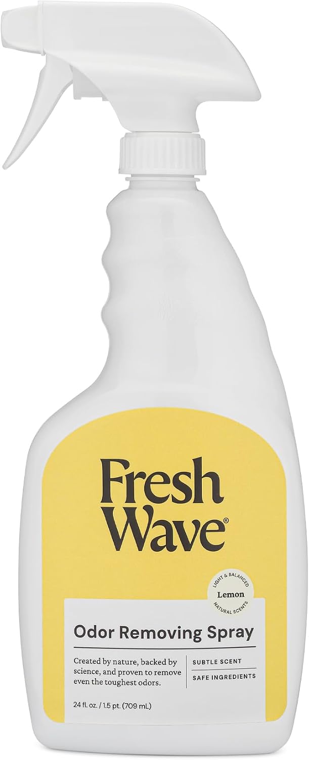Fresh Wave Odor Eliminator Spray for Room &amp; Fabric, 24 oz, Lemon
