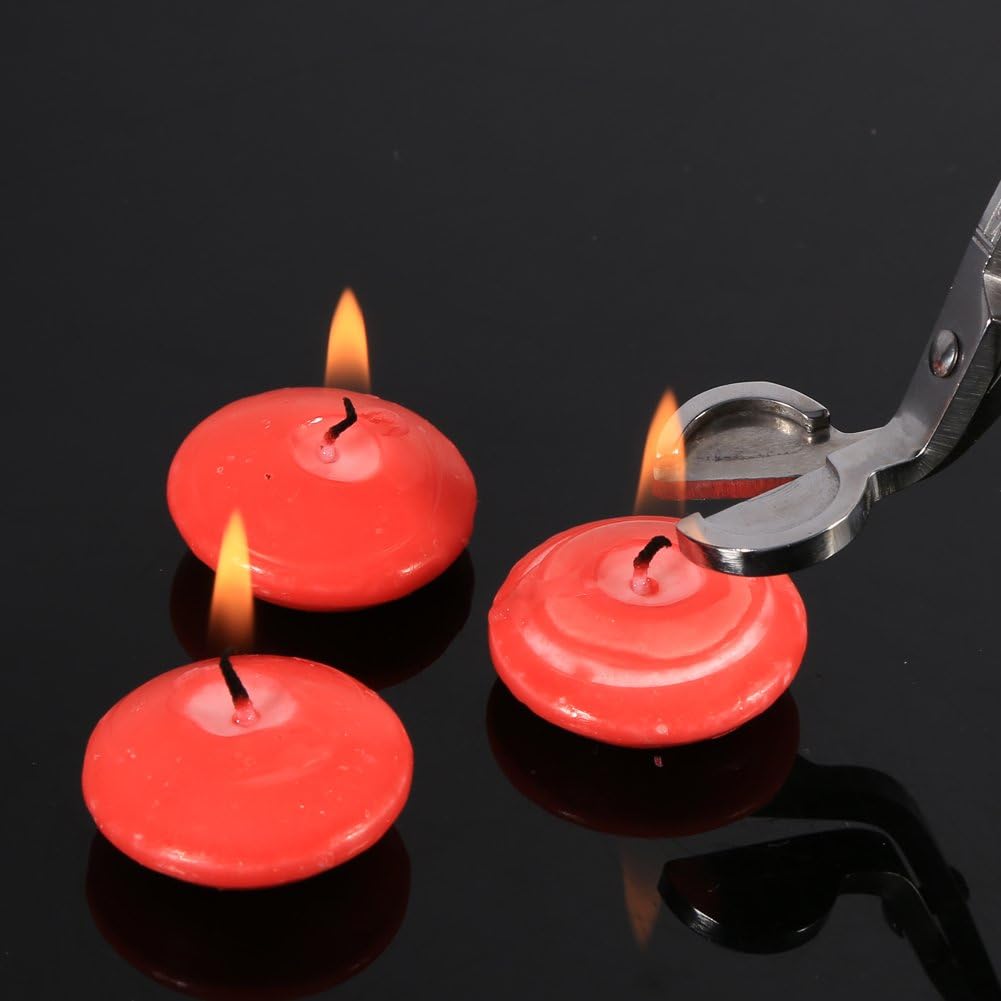 Stainless Steel Candle Snuffer Set 3Pcs Flame Wick Trimmer Scissor and Dipper for Clean Burning and Smoke Extinguishing