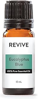 Eucalyptus Blue Essential Oil 10mL by Revive Essential Oils - 100% Pure Therapeutic Grade, for Diffuser, Humidifier, Massage, Aromatherapy, Skin & Hair Care