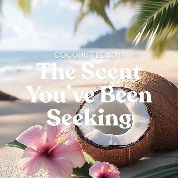 Yankee Candle Coconut Beach Scented Small Tumbler, Single Wick Jar Candle for Tropical Home Fragrance and Stress Relief, Clean Burning Soy Wax Blend, 4.3 Ounce (Pack of 2)