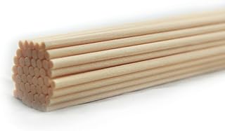 50 Pieces Fiber Reed Diffuser Replacement Refill Sticks for Aroma Fragrance (Beige, 8" x4mm)