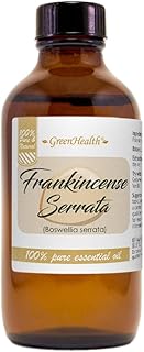 Frankincense Essential Oil - 4 fl oz - Amber Glass Bottle w/Cap - 100% Pure Essential Oil - GreenHealth