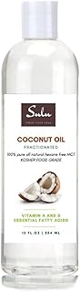 SULU ORGANICS 100% Pure Kosher Fractionated Coconut Oil All Natural 4 Oz