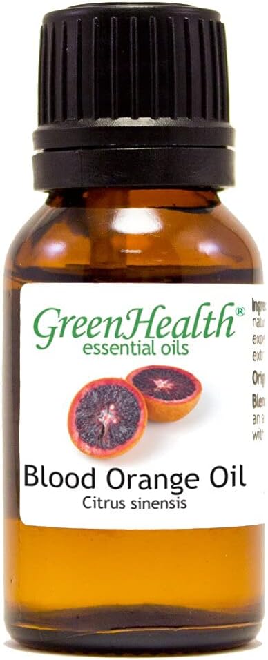 Blood Orange – 1/2 fl oz (15 ml) Glass Bottle – 100% Pure Essential Oil – GreenHealth