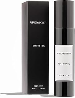 White Tea Room Spray – 5.07 oz Scented Air Freshener Spray for Home, Office, Kitchen & Bathroom Odor Eliminator Long-Lasting Linen Spray for Bedding, Pillows & Fabrics – Essential Oil Spray