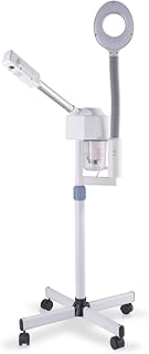 OmySalon 2 in 1 Facial Steamer with 5X Magnifying Lamp & Touch Screen, Esthetician Steamer Professional Face Spa Mist Steam for Home Beauty Salon, Personal Skin Care Deep Cleaning