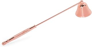 CABAX Candle Snuffer, Polished Candlesnuffers Wick Snuffer Candle Accessory with Long Handle for Putting Out Extinguish Candle Wicks Flame Safely, Rose Gold