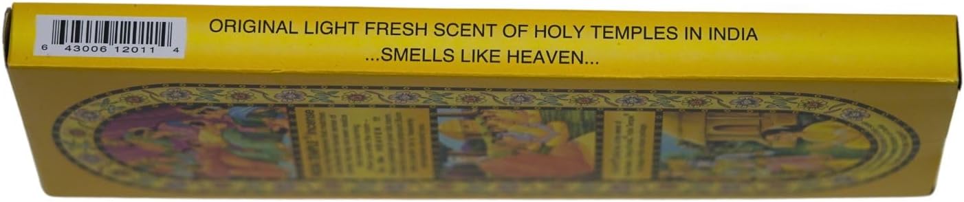 Song of India - India Temple Incense Sticks. 120 Stick Package. 150 Grams