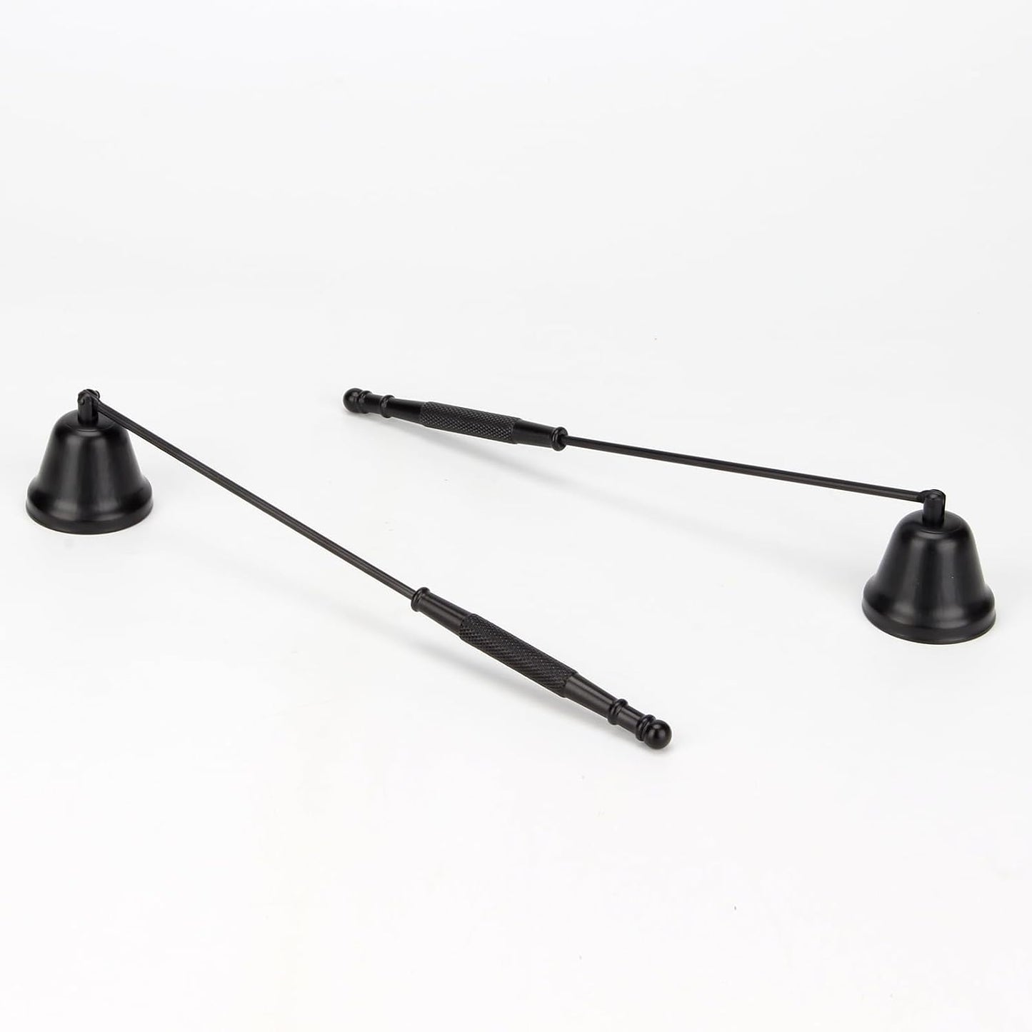 2 Pack Candle Snuffer, Candle Snuffers Wick Snuffer Candle Accessory, Extinguish Candle Flame Safely Tool with Long Handle, Candle Turn Off Device for Putting Out Wick Flame