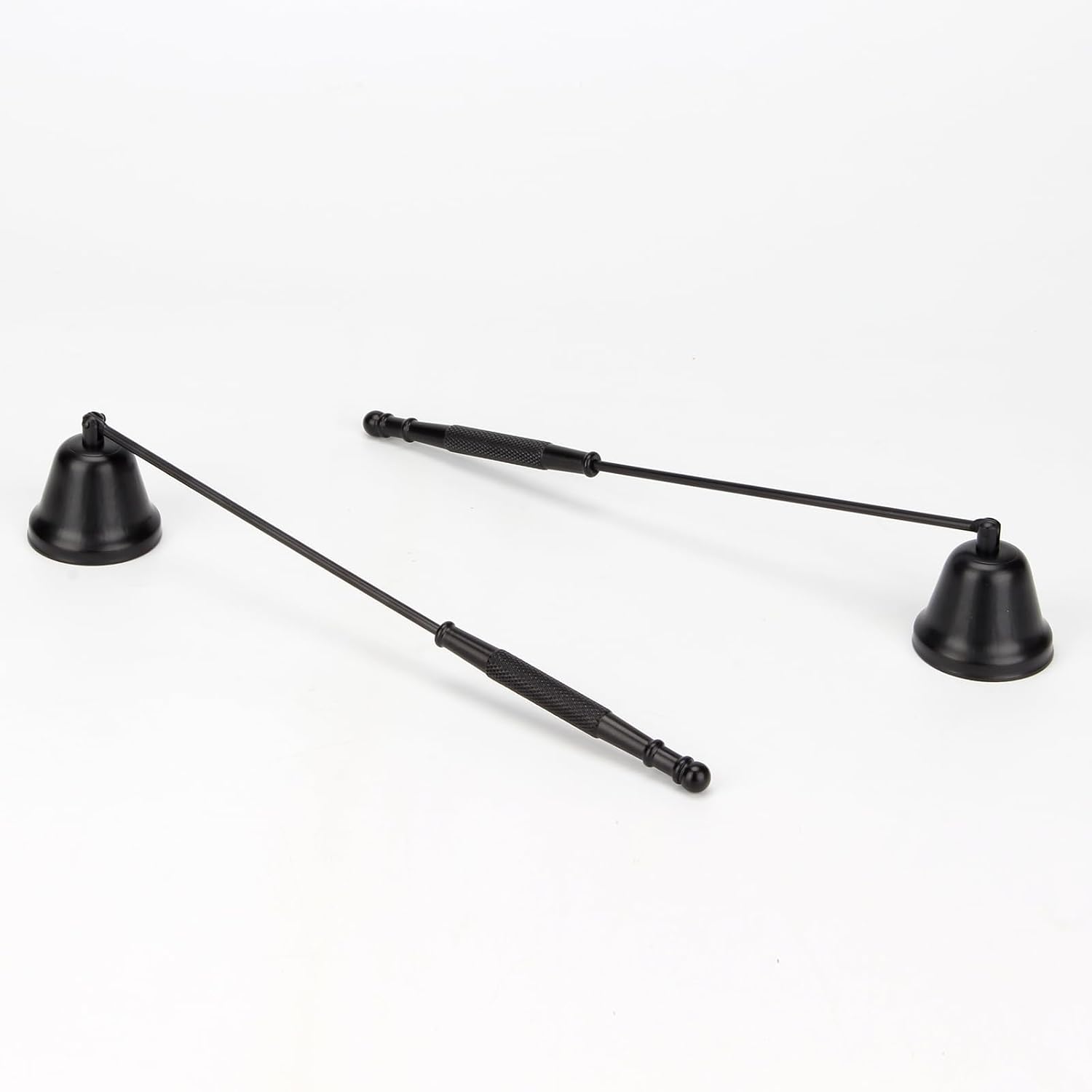 2 Pack Candle Snuffer, Candle Snuffers Wick Snuffer Candle Accessory, Extinguish Candle Flame Safely Tool with Long Handle, Candle Turn Off Device for Putting Out Wick Flame