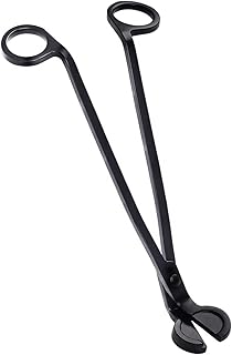 Candle Wick Trimmer Wick Clipper Wick Cutter Scissor Reaches Deep Into Candles Wick Prevent Soot Buildup Candle Accessories (Matte Black)