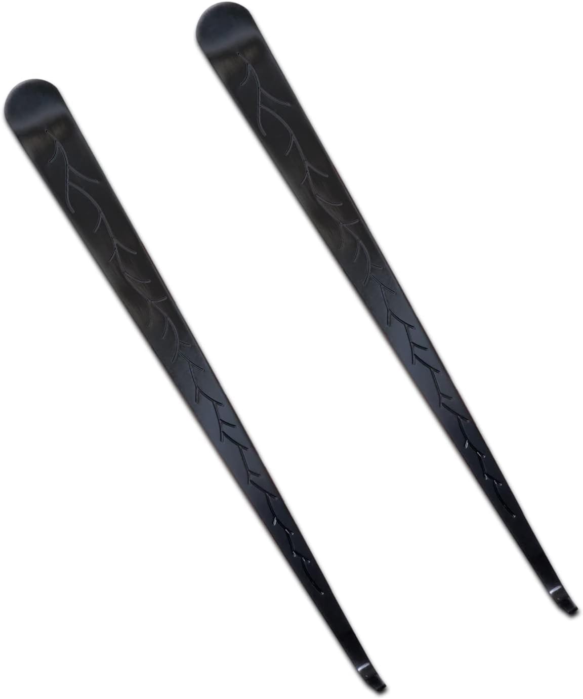 yueton 2PCS Black Stainless Steel Candle Wick Dippers Candle Wick Hooks Candle Wick Accessories for Putting Out Extinguish Candle Wicks Flame Safely
