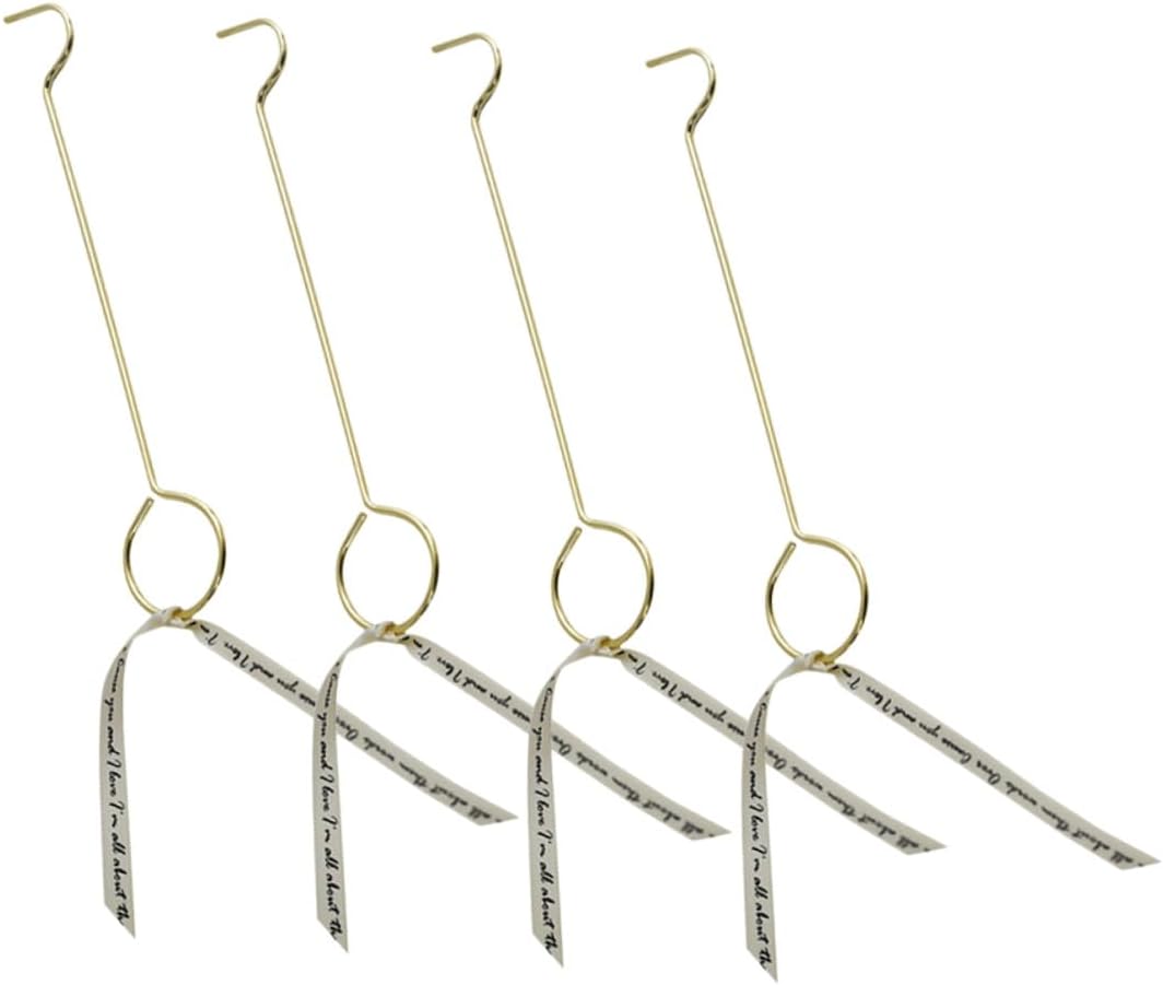 Wakauto 4pcs Stainless Steel Candle Snuffer and Wick Dipper Set Household Candle Extinguisher Tool and Flame Control