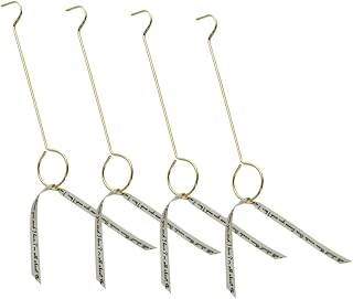 Wakauto 4pcs Stainless Steel Candle Snuffer and Wick Dipper Set Household Candle Extinguisher Tool and Flame Control