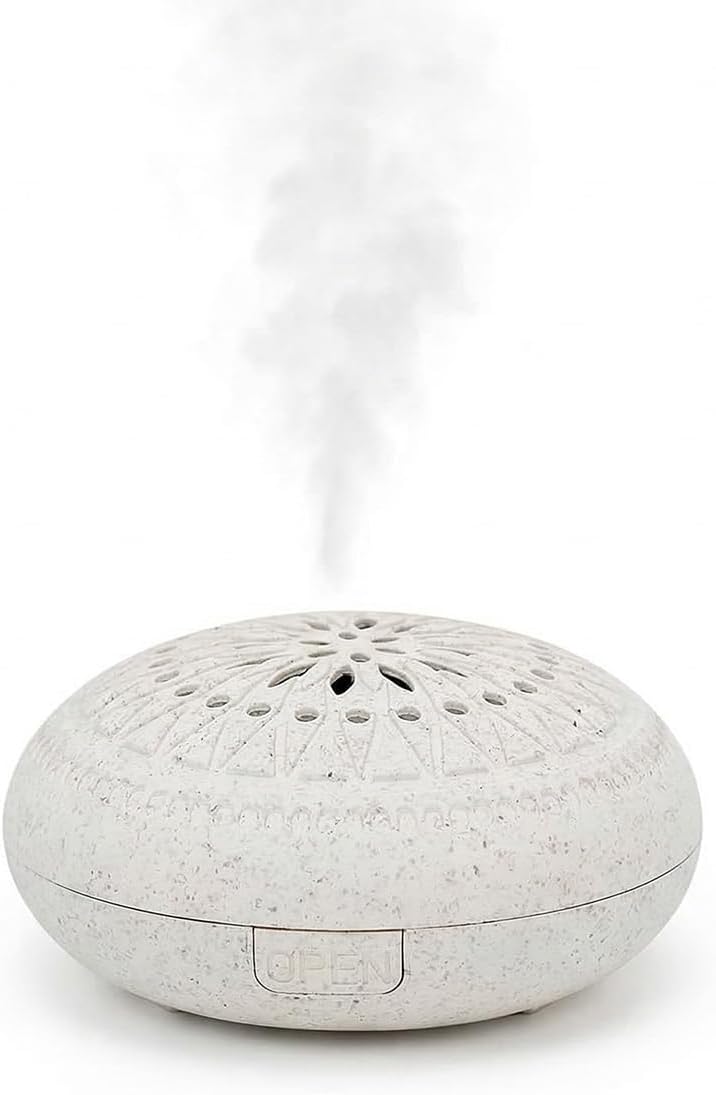 Travel Sized Portable Mini Diffuser for Essential Oils Multifunction Waterless No Sound Mini Aromatherapy Diffuser for Bedroom Office Baby Room Car Aromatherapy