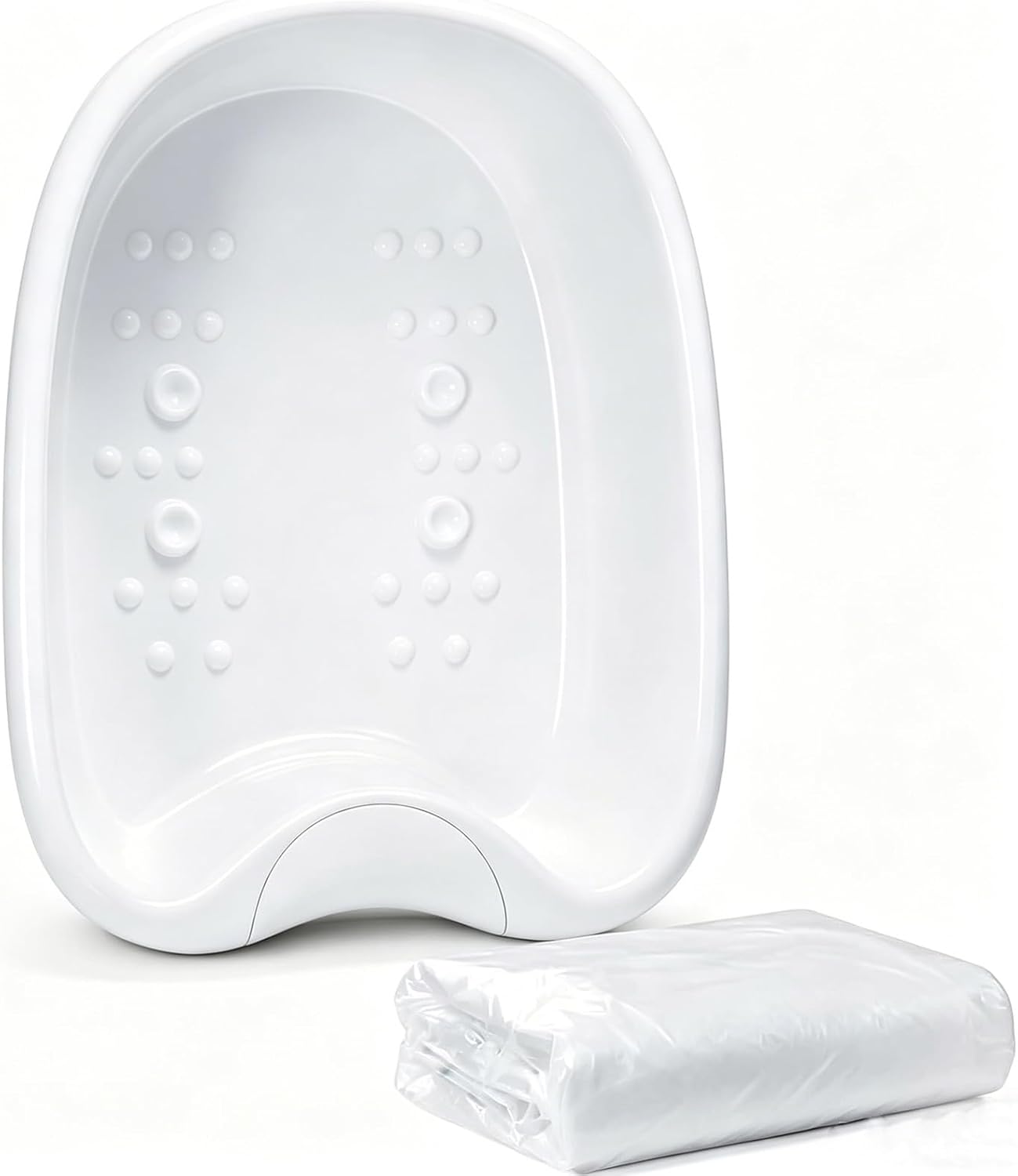 Ionic Foot Detox Tub,for All Detox Machines 100 Liners, Home/Salon | Compatible with All Detox Machines,Heavy Duty Bucket、Easy to Clean、Portable,Includes 100 Disposable Liners