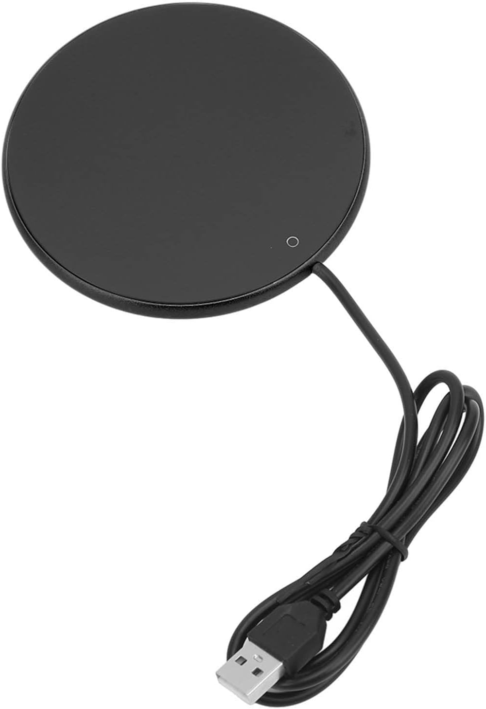 USB Candle Warmer Plate Auto Shut Off Small Portable Coffee Heater for Home Office Black