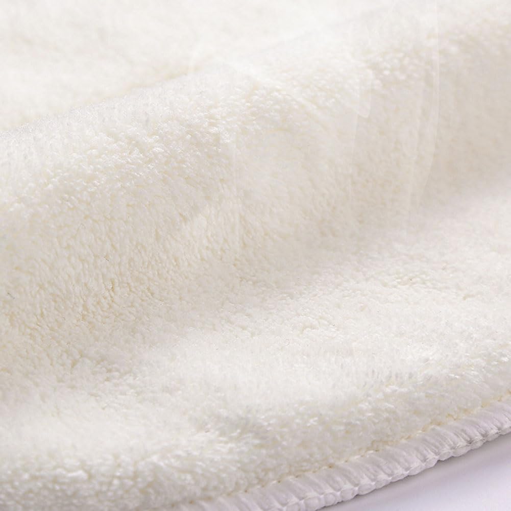 luzen 2Pcs Soft Face Steaming Towel Mask Reusable Facial Steamer Mask Towel Thick Cold Hot Compress Moisturizing Beauty Skin Care Spa Face Towel for Women Beauty Salon or Home Use, White