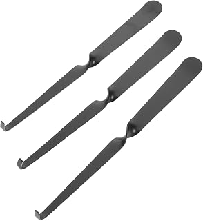SUPVOX 3pcs Stainless Steel Candle Wick Extinguisher and Wick Dipper Tool Set Black Metal Candle Snuffer for Flame Control and Accessories