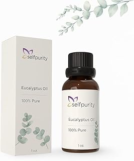 Eucalyptus Essential Oil 1 Oz (30ml) – 100% Pure Natural Eucalyptus Oil for Aromatherapy Diffuser, Skin & Hair Care, Massage, Soap & Candle Making – Premium Grade