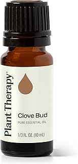 Plant Therapy Clove Bud Essential Oil 10 mL (1/3 oz), 100% Pure, Undiluted, Natural Aromatherapy, Immune Support, Sore Muscle & Joint Relief