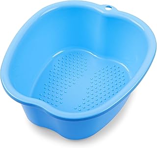 JOYMAY Foot Soaking Bath Basin, Soaking Tub, Large Basin, Feet Pedicure|Foot Massager, Ideal for Relaxation & Stress Relief - Perfect for Home & Spa Use (Blue)