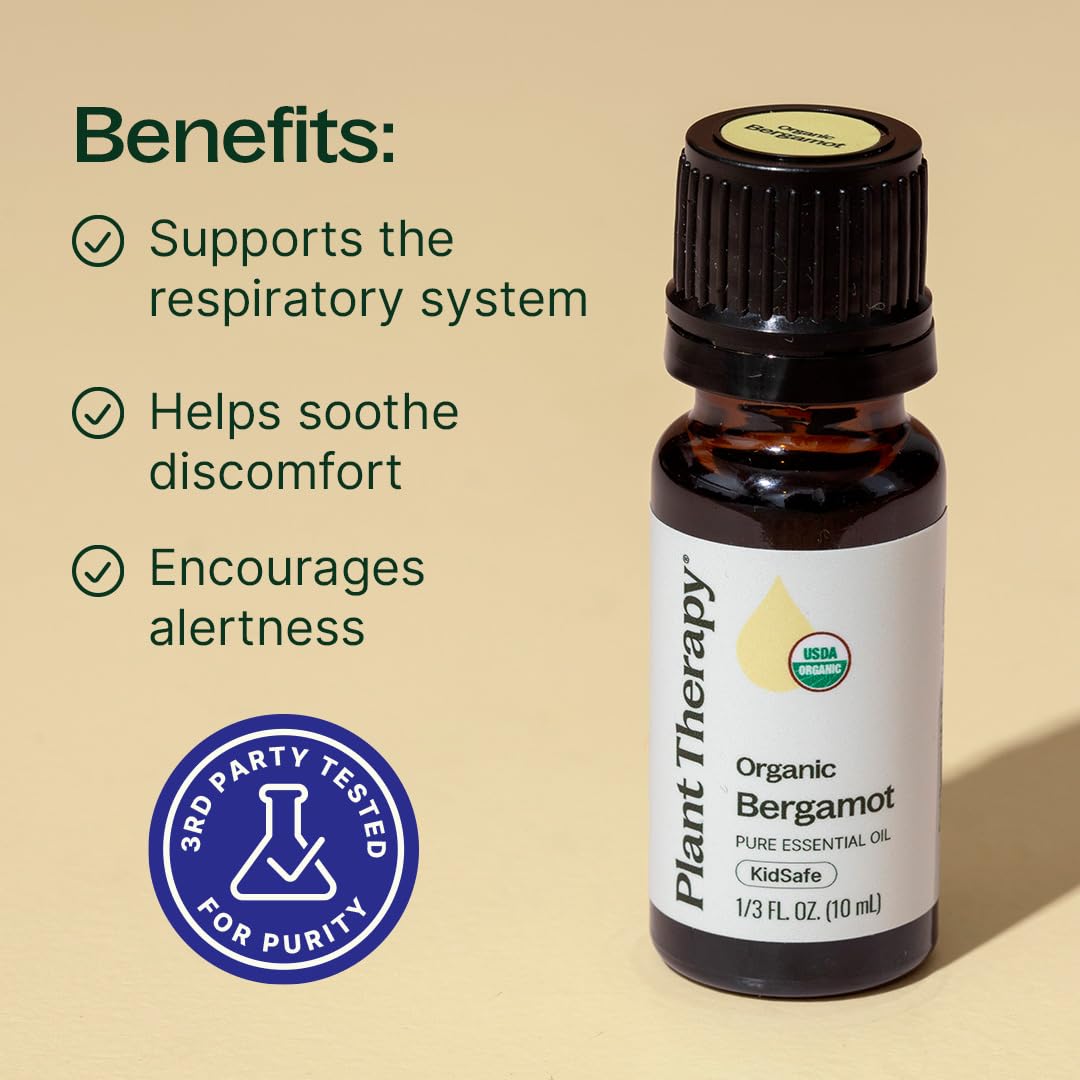 Plant Therapy Organic Bergamot Essential Oil