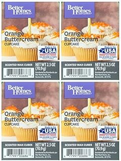 Better Homes and Gardens Orange Buttercream Cupcake Wax Cubes - 4-Pack
