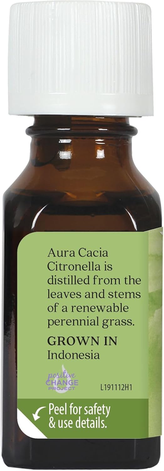 Aura Cacia Citronella Java Essential Oil, 0.5 FZ