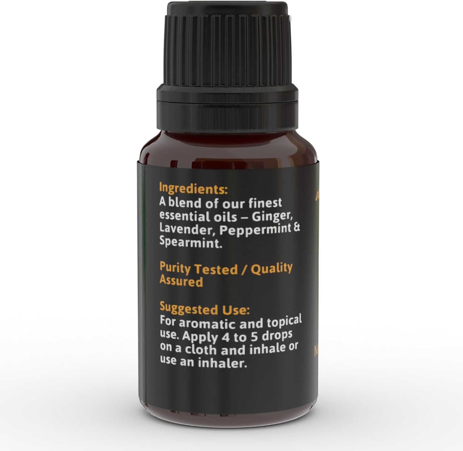 Nausea Relief Oil Synergy Blend for Motion Sickness, Gas, Bloating, 100% Pure Essential Oils Blends, Nausea Relief for Pregnant Women, Pure Essential Oils for Diffusers for Home 15 mL