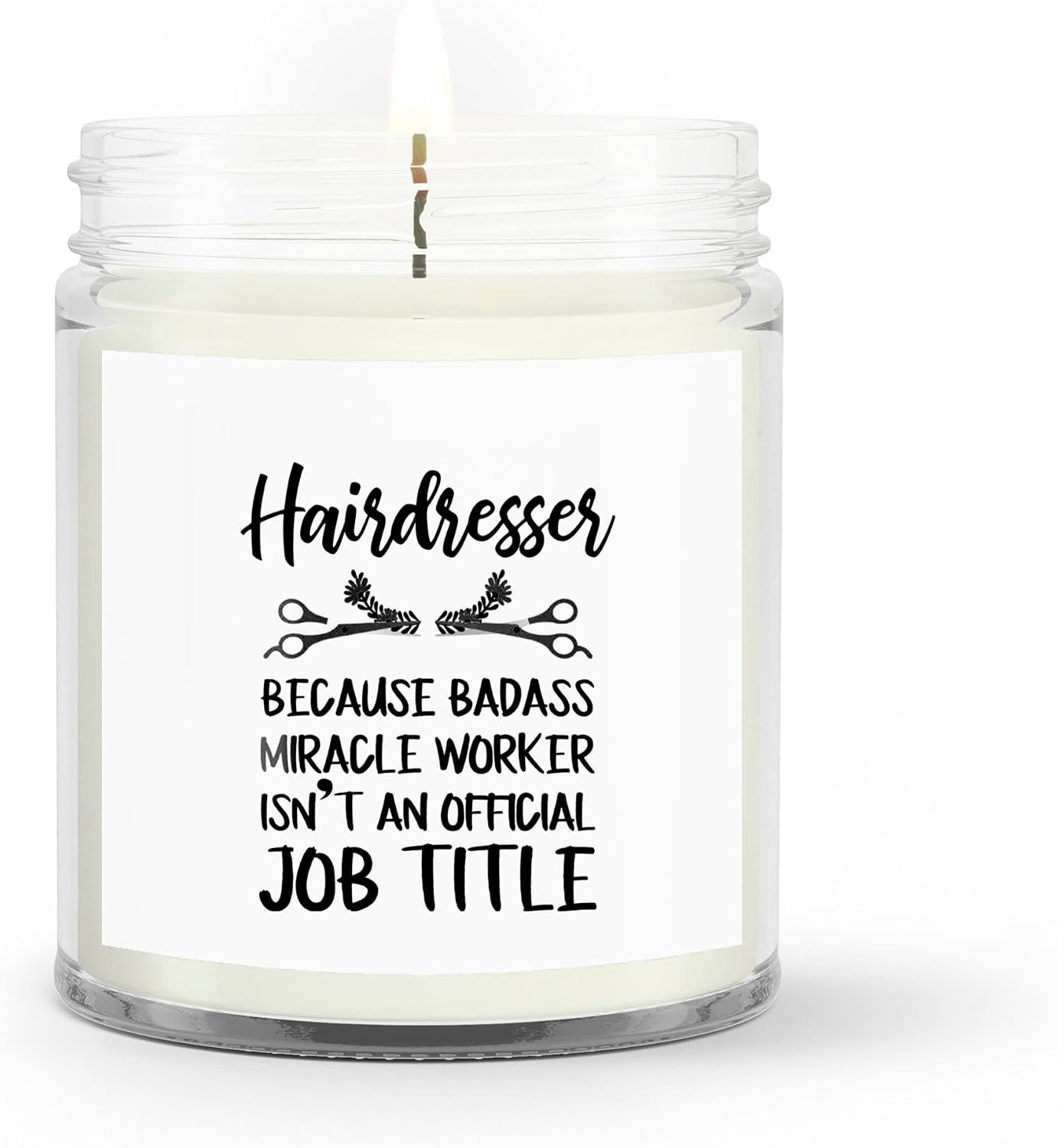 Gift for Hairdressersfunny Hairdresser Candle Coconut Soy Wax Candle 4oz, 9oz