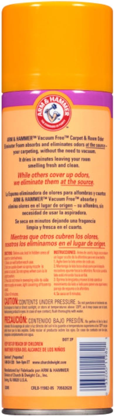Arm & Hammer Fresh Scentsations Carpet Odor Eliminator, Island Mist - Foam, 15 Oz (15 Oz (Pack of 1))