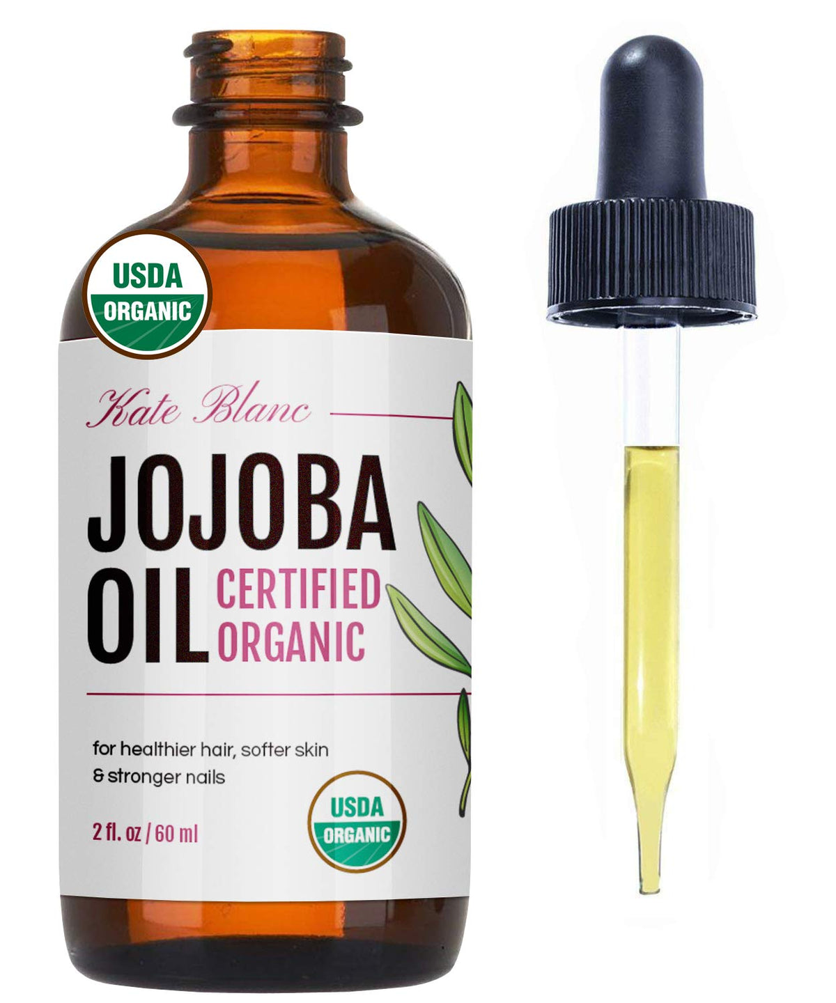 Kate Blanc Cosmetics Organic Jojoba Oil for Hair
