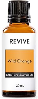 Wild Orange Essential Oil 30mL by Revive Essential Oils - 100% Pure Therapeutic Grade, for Diffuser, Humidifier, Massage, Aromatherapy, Skin & Hair Care