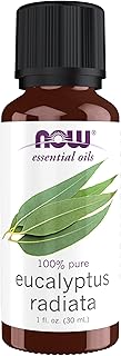 NOW Essential Oils, Eucalyptus Radiata Oil, Revitilizing Aromatherapy Scent, Steam Distilled, 100% Pure, Vegan, Child Resistant Cap, 1-Ounce