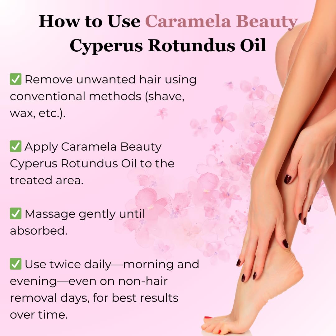 Botanical Body Oil, 60ml After-Shave and Post-Wax Moisturizer with Jojoba, Rosehip and Sweet Almond Oils for Silky Smooth Skin, All Skin Types