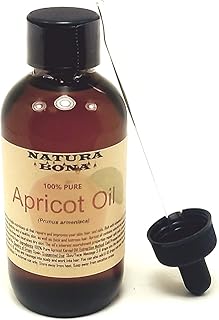 100% Pure Apricot Kernel Seed Extract Oil for Face, Skin, Hair, Nails, Massage & Aromatherapy. A Natural Skin Care Moisturizer Rich in Nutrients & Antioxidants; 4oz