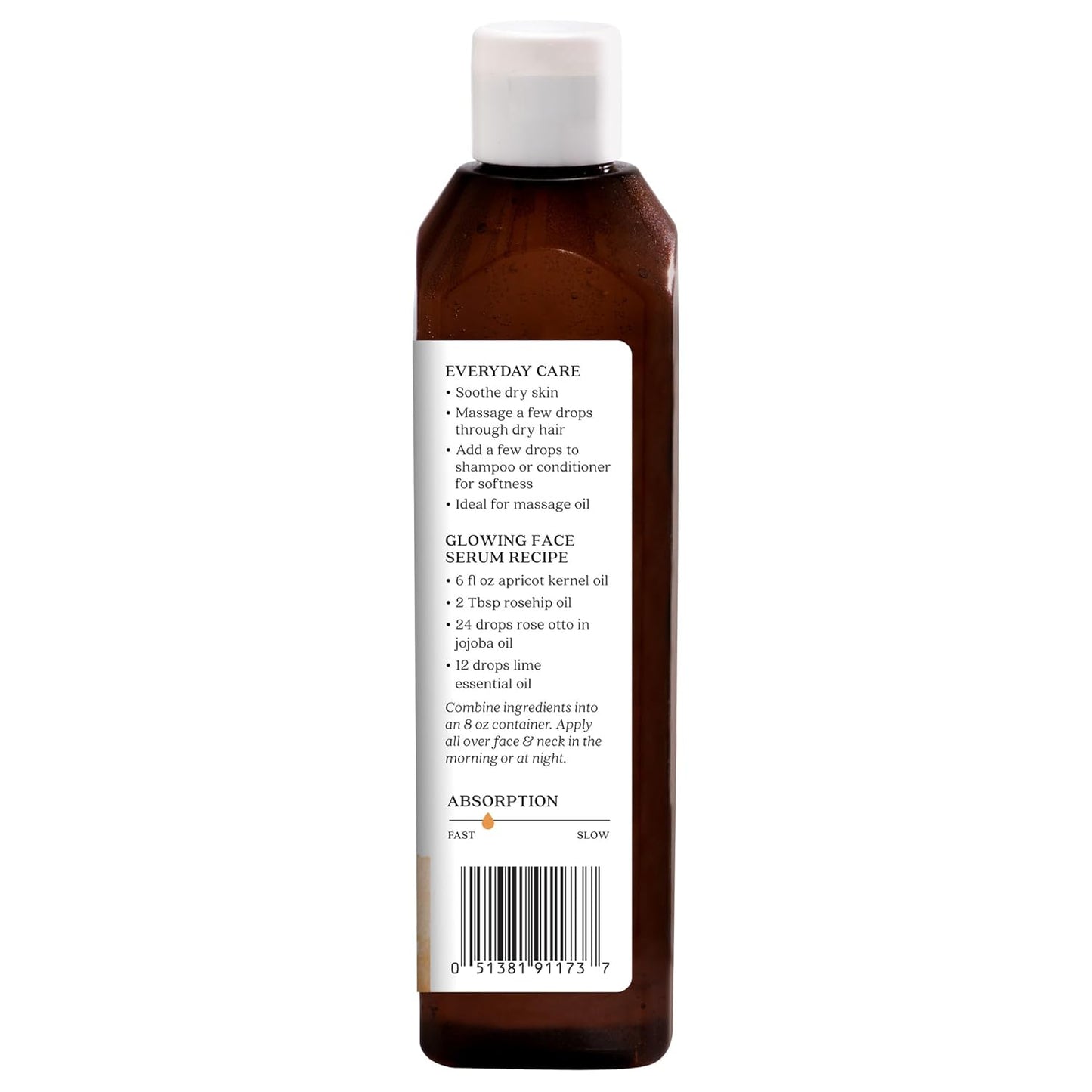 Aura Cacia Natural Skin Care Oil, Rejuvenating Apricot Kernel with Vitamin E, 16 Fluid Ounce