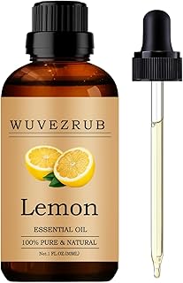 Lemon Essential Oils, 30ML 100% Pure and Natural Essential Oil for Aromatherapy Diffuser - Lemon /1 Fl Oz