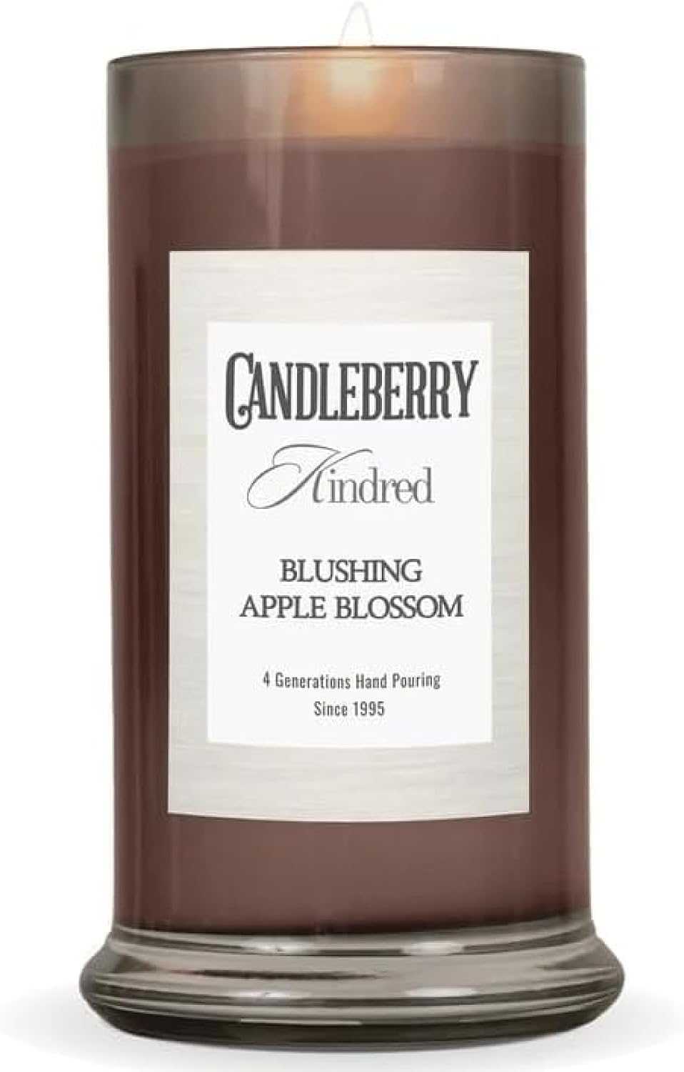 Candleberry Candles Kindred Spring Summer Collection | Luxury Glass Jar | USA Hand Poured Soy Blend Candle | Highly Scented & Long Lasting | Up to 90 Hour Burn Time (Blushing Apple Blossom)
