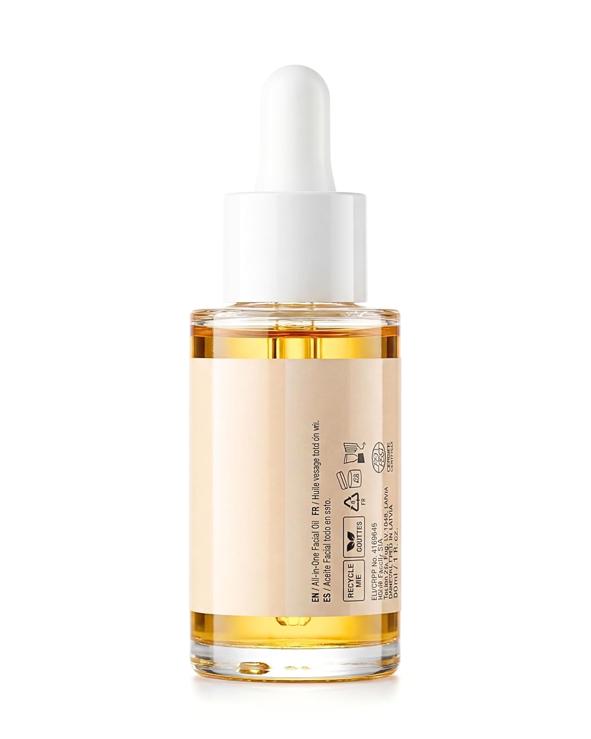 All In One AuraLeaf Elixir, Superfood Facial Oil, Deep Renewal for Dry Skin, Sparkling Mandarine Floral Cloud Scent, Refined Plum Seed & Raspberry Oil, Sea Buckthorn Fruit Oil, Vegan