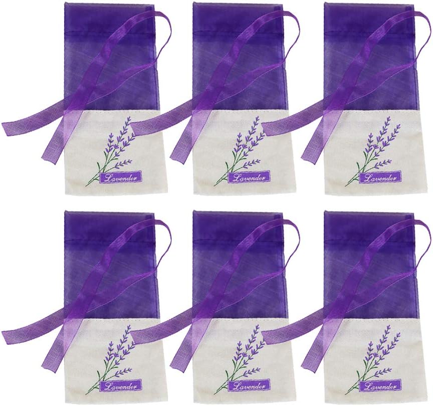 30pcs Clear Purses Gauze Bags Drawers for Clothes Lavender Sachet Bags Scents Sachet Packets Lavender Purse Car Purple Small Mesh Dressing Table Bride